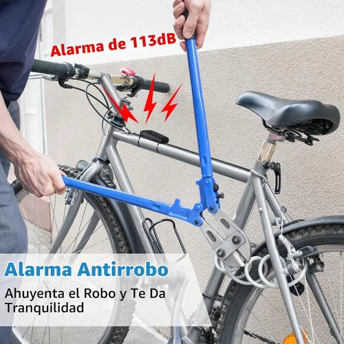 Vista 3 de WSDCAM Sistema de alarma con sensor de vibración antirrobo de 113 dB para bicicleta eléctrica, motocicleta, carrito de golf, remolque, buzón, puerta