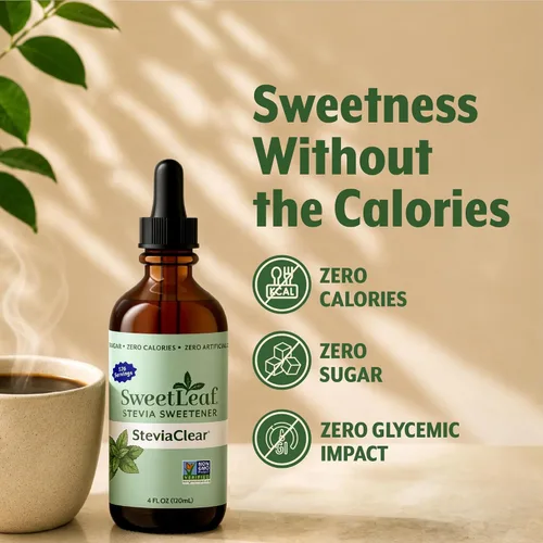 Vista 4 de SweetLeaf Stevia Drops - Edulcorante líquido, SteviaClear, 4 onzas líquidas, paquete de 2 Unflavored Sweet Drops, Organic Stevia Leaf Extract