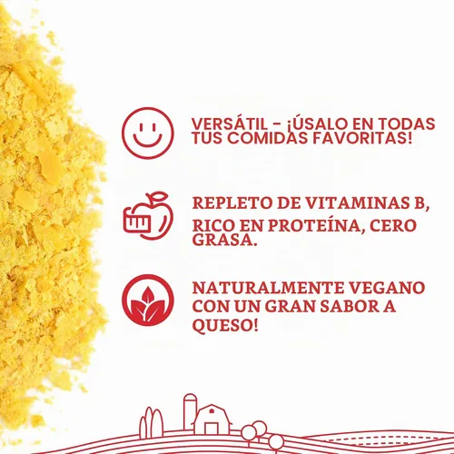 Vista 2 de Hojuelas de levadura nutricional de Hoosier Hill Farm, 1 libra (Paquete de 1)