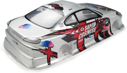 Vista 3 de Manrock 1/10 Escala RC Pintado Drift Racing Touring Onroad Carrocería De Coche Shell Plata