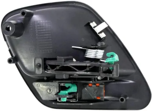 Vista 5 de KarParts360 Manija de puerta interior para Jeep Grand Cherokee 1999-2004 para el lado del conductor delantera o trasera, color negro con botón