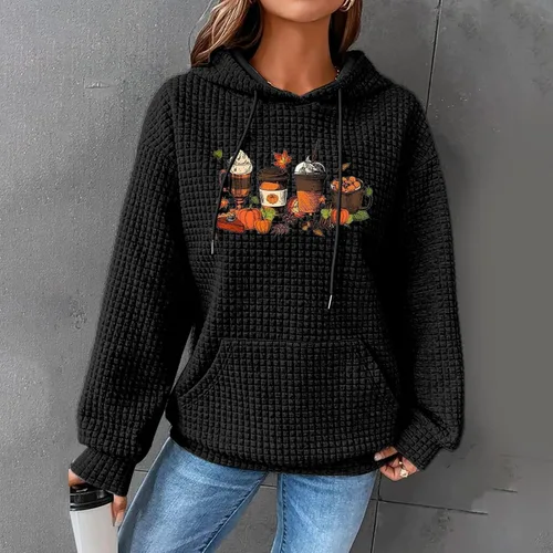 Vista 21 de SHAOBGE Sudaderas con capucha de gran tamaño para mujer, sudaderas con capucha para entrenamiento, suéteres casuales y cómodos trajes de moda