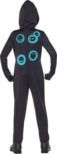 Vista 4 de Spirit Halloween Fortnite - Disfraz juvenil de Grimey Licencia oficial Disfraces de juegos Cosplay de Fortnite