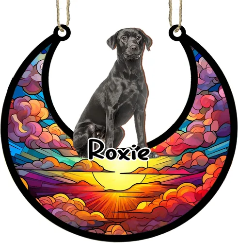Vista 67 de LOVELYPOD Adorno de Navidad personalizado para perro pastor australiano, atrapasoles conmemorativo, adorno de Navidad de pastor australiano