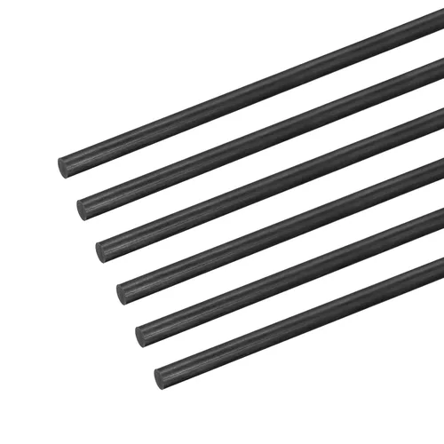 Vista 29 de MECCANIXITY Varilla de fibra de carbono, 0.020 in x 3.937 in para avión RC DIY herramienta ala tubo brazo cuadricóptero, paquete de 6