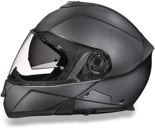 Vista 5 de Daytona Helmets Glide - Casco modular de motocicleta – Casco de motocicleta abatible aprobado por DOT – Casco de motocicleta de cara completa listo