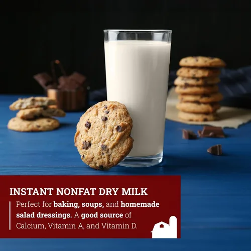 Vista 5 de Hoosier Hill Farm Leche seca instantánea sin grasa en polvo, 1 libra (paquete de 1)