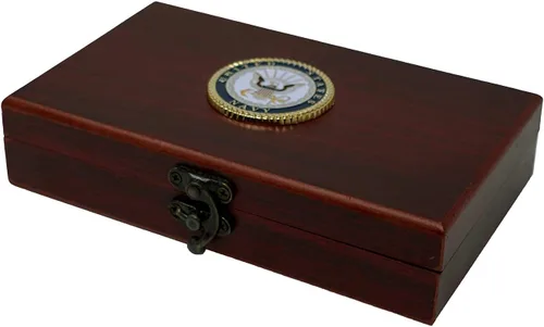 Vista 19 de Juego de regalo del ejército de los Estados Unidos Juego de cartas y dados Tarjetas de insignia de rango del ejército Regalos del ejército