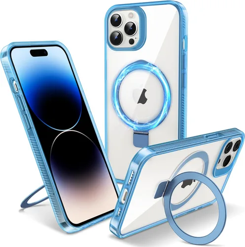 Vista 36 de Funda magnética para iPhone Air – [Soporte invisible integrado] [Compatible con MagSafe] [Protección contra caídas de grado militar] Cubierta