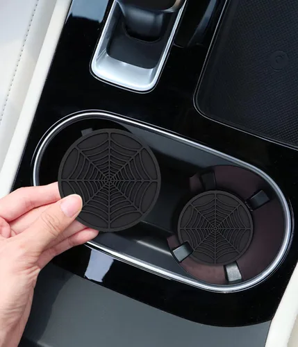 Vista 2 de Portavasos para automóvil, paquete de 2 portavasos antideslizantes universales para automóvil, duradero, adecuado para la mayoría de accesorios