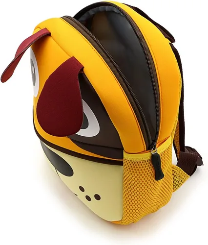 Vista 6 de Hipiwe, mochila para bebés, niños, niñas, para jardín de infantes, de neopreno, con adorables caricaturas animadas, para niños de 1 a 5 años