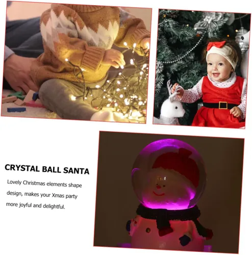 Vista 4 de 1 adorno de escritorio con luz LED adorable muñeco de nieve para niños y niñas, suministros de Navidad para mesita de noche y escritorio