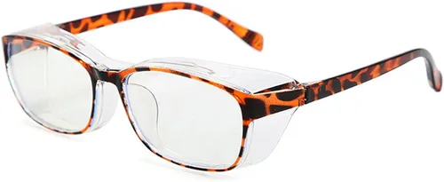 Vista 11 de Gafas de seguridad anti-niebla arañazos marco claro, 2021 nuevo TR90 gafas de bloqueo de luz azul