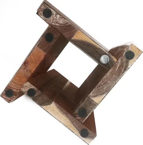Vista 9 de Resafy Cuchillos magnéticos de bloque de cuchillos exhiben soporte estable para tablero, soportes magnéticos con imanes mejorados fuertes en ambos