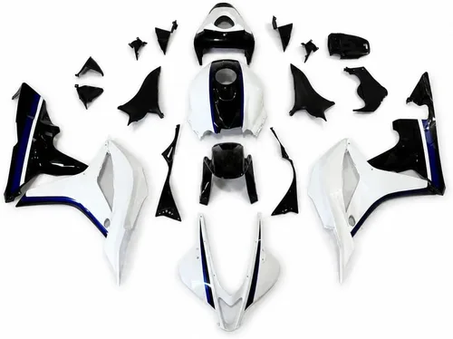 Vista 26 de Nuevo carenado blanco perla apto para Honda 2007 2008 CBR600RR inyección ABS plásticos nuevo carrocería 07 08 d. Perla blanca
