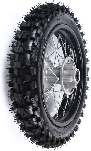 Vista 6 de 80/100 Rueda trasera de 12 pulgadas con disco de freno y disco de engranajes, neumático trasero para motocros/pit bike/Monkey
