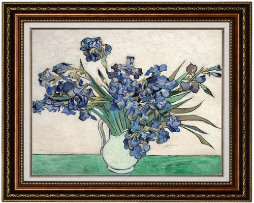 Vista 38 de ELITEAART- La noche estrellada por Vincent Van Gogh, pintura al óleo, reproducción de pintura al óleo, impresión en lienzo giclée, tamaño marcado