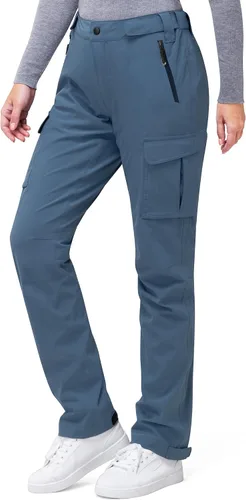 Vista 8 de 33,000ft Pantalones de lluvia para mujer, impermeables, ligeros, transpirables, pantalones de lluvia para senderismo Breathable, Lightweight Negro