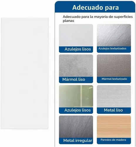 Vista 5 de Paquete de 4 tiras autoadhesivas, soporte para toallas de baño que