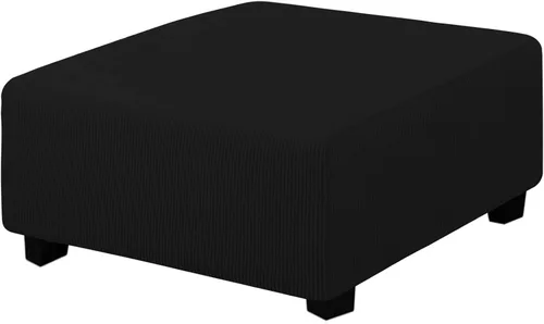 Vista 104 de Easy-Going Funda Elástica para Otomana Taburete de Almacenamiento Plegable Protector de Muebles Funda Rectangular Suave con Parte Inferior Elástica