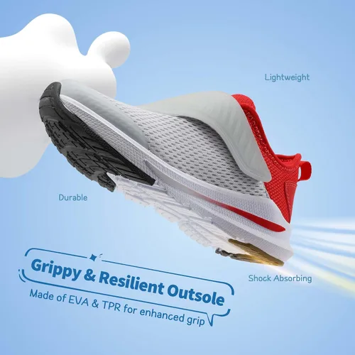 Vista 3 de DREAM PAIRS Zapatillas deportivas para niños y niñas, tenis para correr y correr para niños pequeños y grandes
