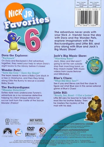 Vista 2 de Nick Jr. Favorites - Vol. 6