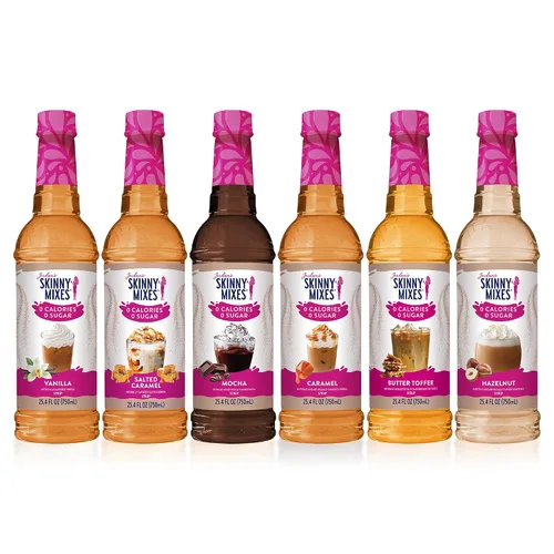 Vista 23 de Jordan's Skinny Gourmet Syrups - Caramelo sin azúcar, 25.4 onzas.