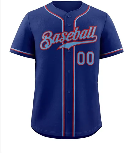 Vista 15 de Camisetas de béisbol personalizadas para hombres, mujeres, niños, camisetas con botones, personalizadas, número de nombre impreso o cosido