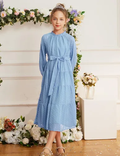 Vista 2 de GRACE KARIN Vestido casual para niñas de 5 a 12 años