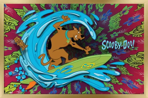 Vista 13 de Trends International Scooby-Doo - Póster de pared de surf, 22.375 x 34 pulgadas, versión premium sin marco