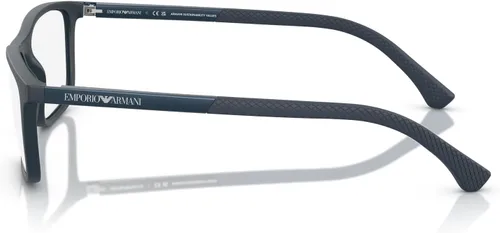 Vista 3 de Emporio Armani Gafas de sol rectangulares Ea3069 para hombre Lente azul mate/Demo