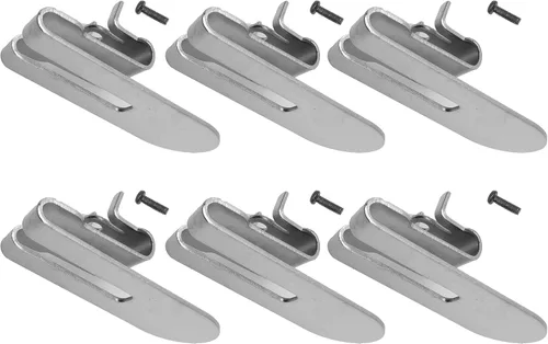 Vista 3 de Juego de 6 ganchos de clip para cinturón N435687 para Dewalt Drywall Screwgun modelos DCH172B DCF630B DCF620B Tipo 1, DCF620D2 Tipo 1, DCF620D2-AR