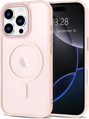 Vista 57 de Anuck - Funda magnética para iPhone 11 compatible con MagSafe, carcasa trasera mate translúcida dura, borde de TPU, delgada, resistente a impactos