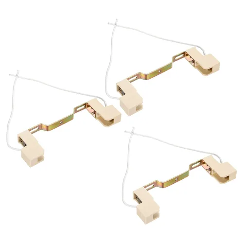 Vista 5 de PATIKIL Enchufe R7S de 3.071 in, paquete de 3 soportes de lámpara de cerámica halógena, base de bombilla de enchufe convertidor, conector de doble