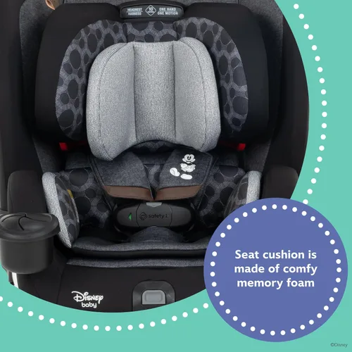 Vista 10 de Disney Baby EverSlim - Asiento convertible 4 en 1 para automóvil, diseño vintage de Mickey Mouse