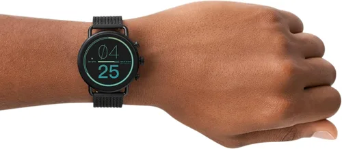 Vista 7 de Skagen Reloj inteligente con pantalla táctil Gen 6 con Alexa integrado, altavoz, frecuencia cardíaca, oxígeno en sangre, GPS, pagos sin contacto