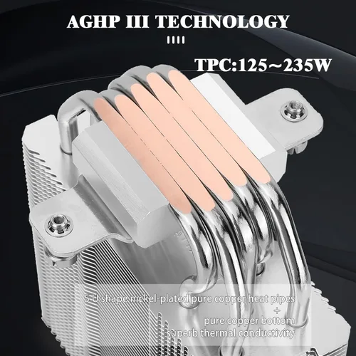 Vista 2 de Thermalright Assassin King 120 SE - Enfriador de aire para CPU, 5 tubos de calor, ventilador TL-C12C PWM, para AMD AM4/Intel