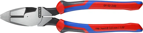 Vista 3 de Knipex 09 02 240 SBA Alicates de electricista de palanca ultra alta de 9.5 pulgadas
