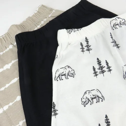 Vista 4 de HonestBaby Conjunto unisex de 6 piezas de algodón Oraginc para bebé