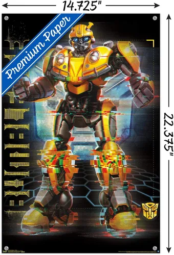 Vista 3 de Hasbro Transformers: Bumblebee - Póster de pared con pasadores