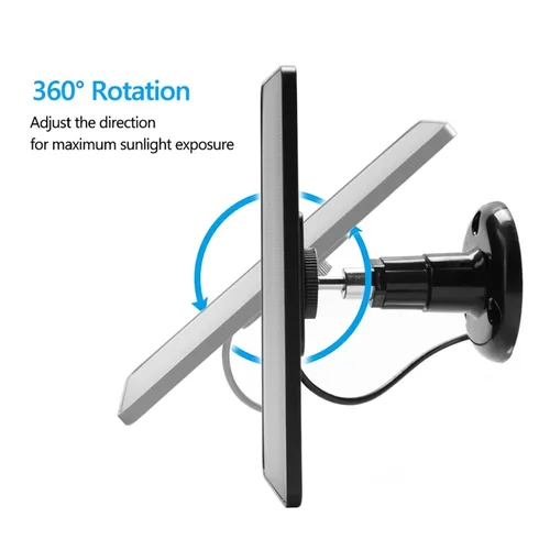 Vista 6 de Kit de panel solar de 10 W con cargador micro USB cargador solar portátil de alta eficiencia para acampar al aire libre RV energía de emergencia