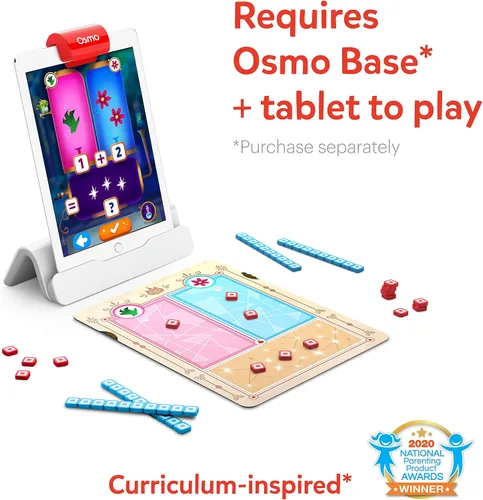 Vista 2 de Osmo - Asistente de matemáticas y el taller mágico para iPad y tablet Fire - Edades 6-8/Grados 1-2 - Suma y resta - Inspirado en el plan de estudios