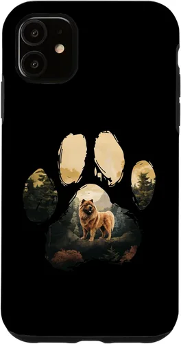 Vista 5 de Funda para iPhone 15 Chow Chow Mountain Paw Design Dog Mom Dad