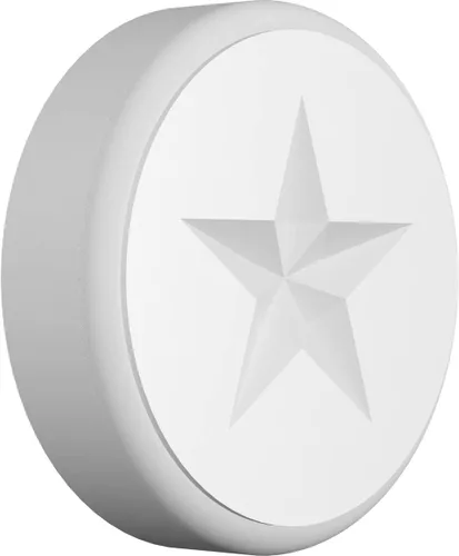 Vista 8 de Ekena Millwork ROSP030X030X100GRY08 Roseta estándar con borde redondeado, PVC