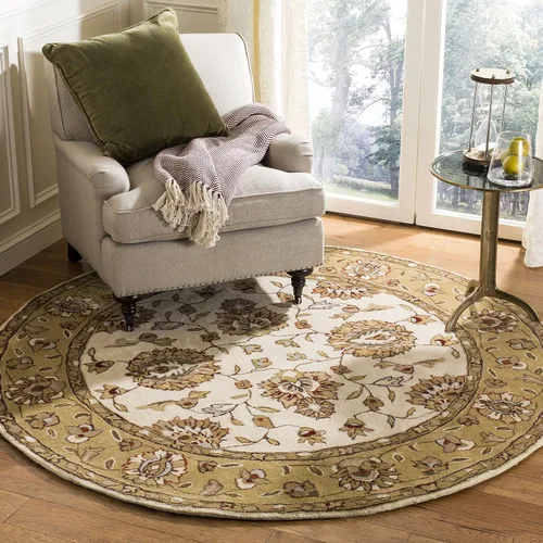 Vista 7 de SAFAVIEH Total Performance Collection - Alfombra decorativa, 2 x 3 pies, marrón y marfil, oriental, enganchada a mano, no desprende pelusa