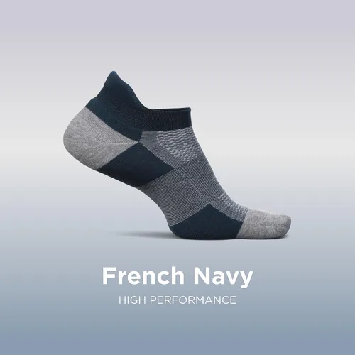 Vista 3 de Feetures Calcetines tobilleros de alto rendimiento Max Cushion Calcetines invisibles para mujeres y hombres con lengüeta en el talón (1 par)