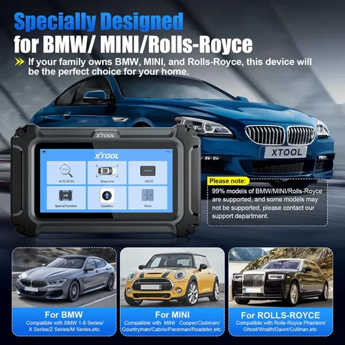 Vista 9 de XTOOL IP500 para escáner BMW OBD2, herramienta de escaneo bidireccional de sistemas completos con ECU C0ding, herramienta de registro de batería