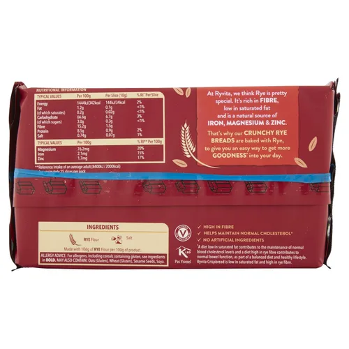 Vista 2 de Ryvita Crujiente de centeno oscuro - 8.8 oz