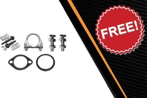 Vista 7 de Kit de sistema de escape de resonador, tubo intermedio y silenciador compatible con Subaru Crosstrek 2016-2017, XV Crosstrek 2013-2015 y Impreza