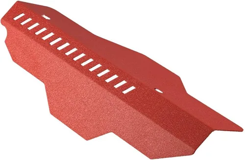 Vista 4 de Nuevo combo de cubierta de correa de radiador y polea compatible con Subaru 2002-2007 WRX y STi rojo